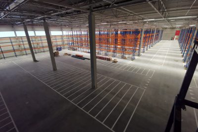 Markeringen Distributiecentrum Aldi Deventer