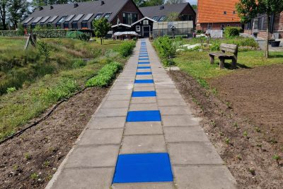 Looppad zorgboerderij Enschede Geerdink Markeringen B.V.